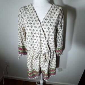 Charming Charlie Women's Multi Color Romper  - Size Small